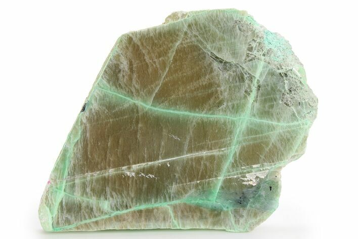 Polished Garnierite Slab - Madagascar #252316